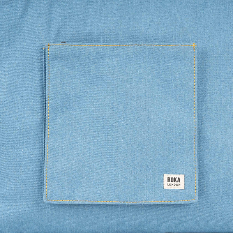 Portobello Tote Bag - Denim Light Wash
