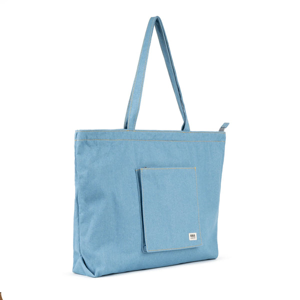 Portobello Tote Bag - Denim Light Wash