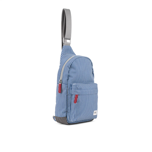 Willesden B Recycled Canvas Crossbody Bag - Blue Hickory