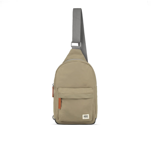 Willesden B Recycled Nylon Crossbody Bag - Taupe
