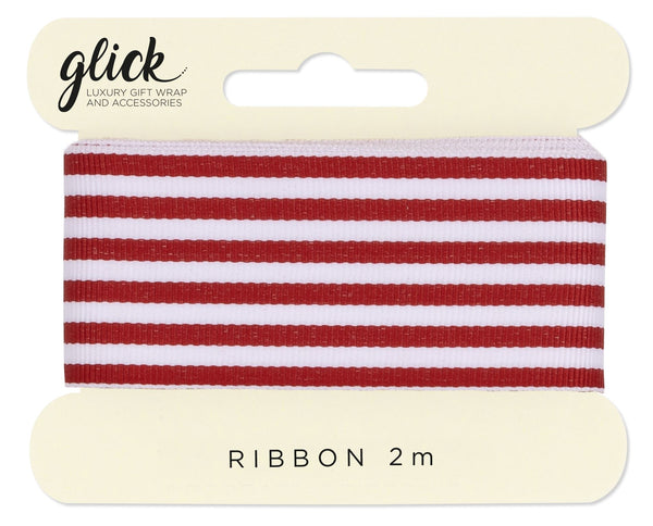 Candy Cane Satin Ribbon