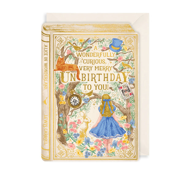 Alice In Wonderland Storybook Card