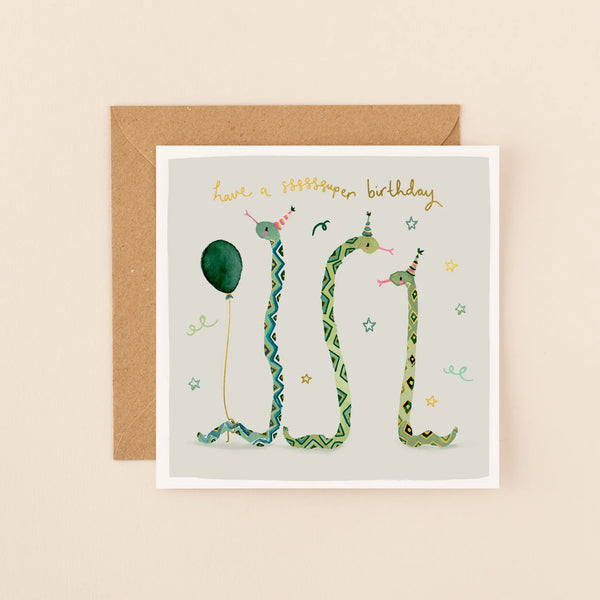 Have A Ssssssuper Birthday Card