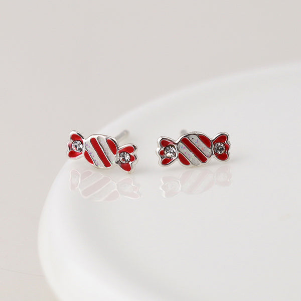 Silver Sweet Stud Earrings