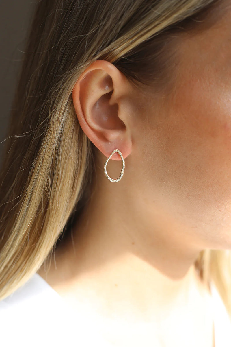 Seize Earrings Gold