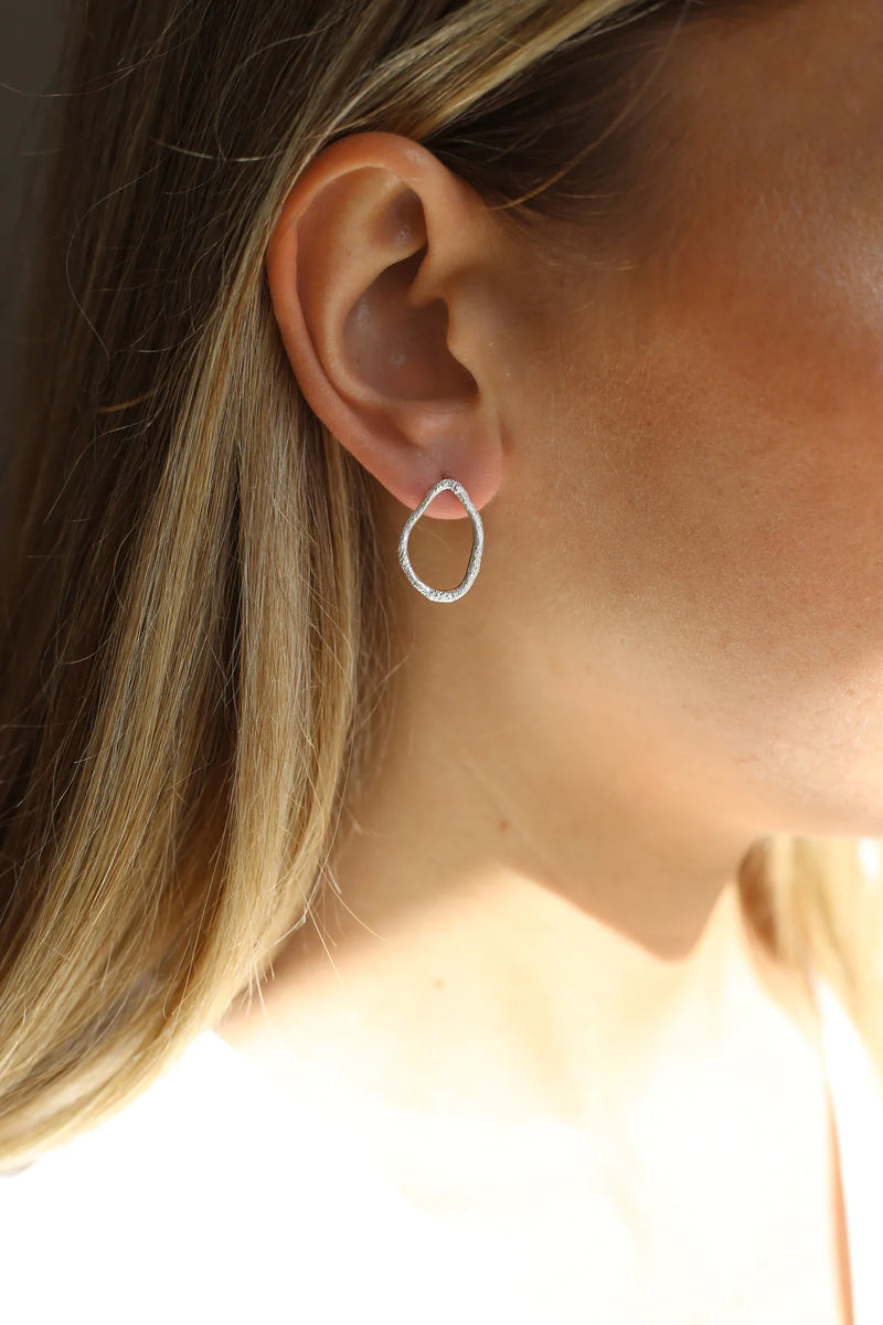 Seize Earrings Silver