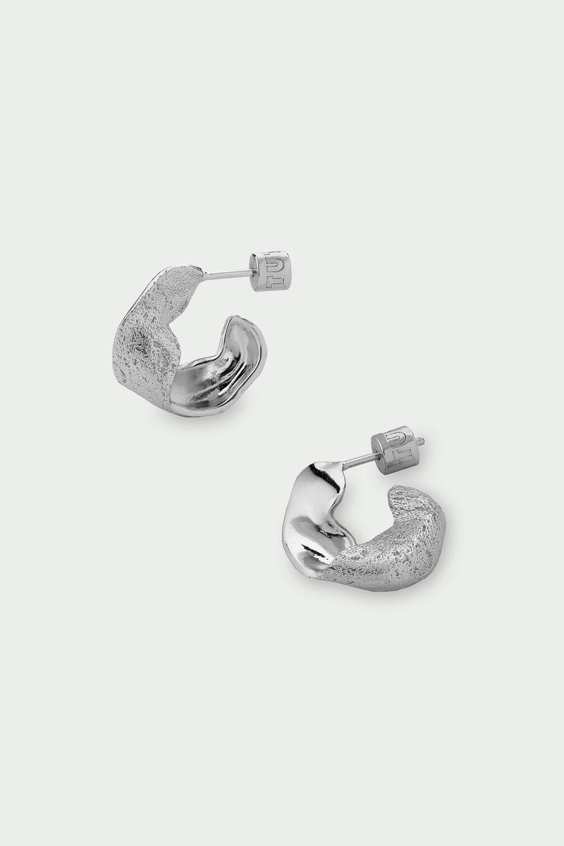 Wave Earrings - Silver