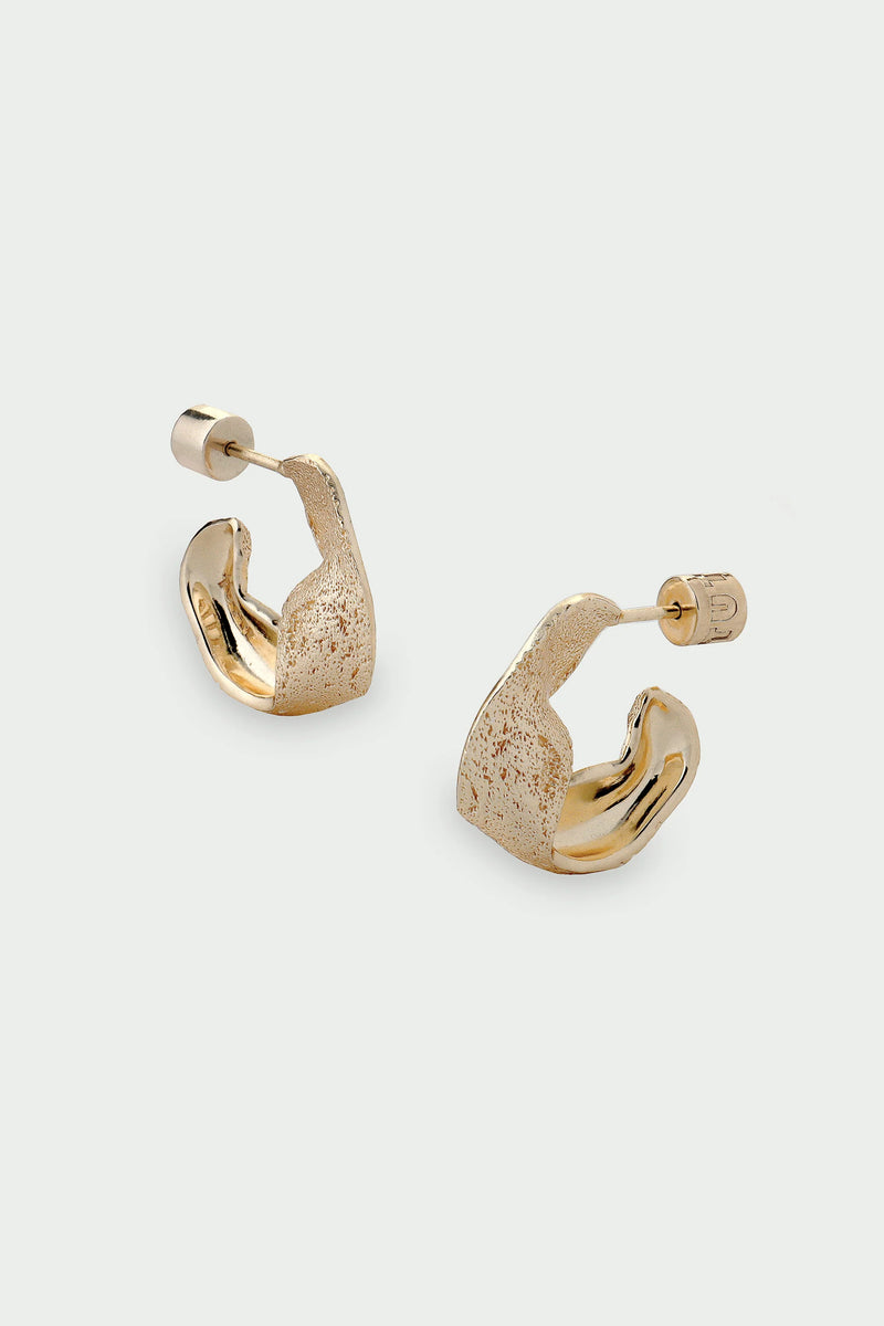 Wave Earrings - Gold