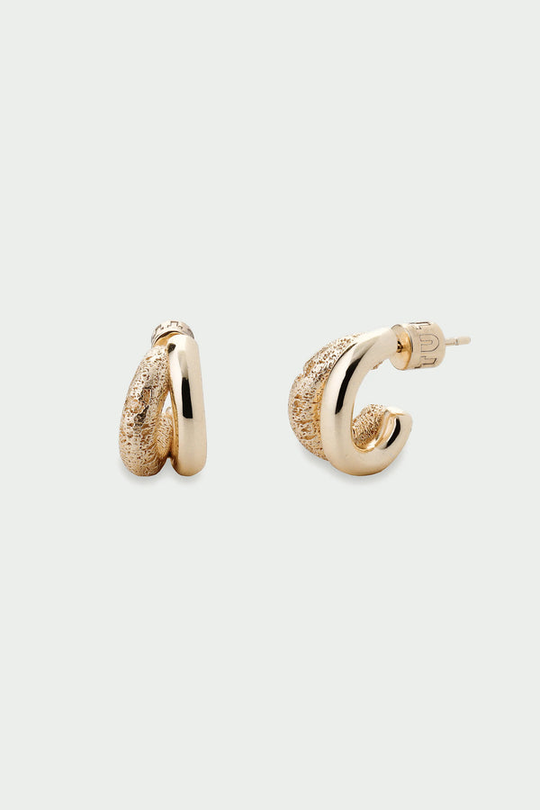 Mirage Earrings Small - Gold