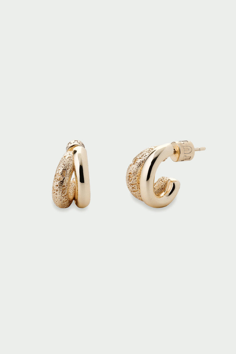 Mirage Earrings Small - Gold