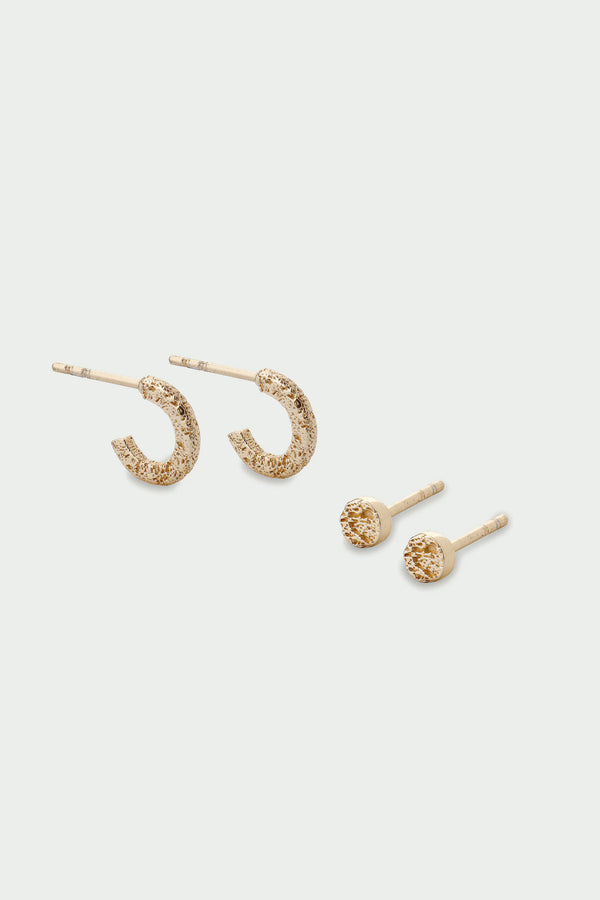 Quest Earrings Set - Gold