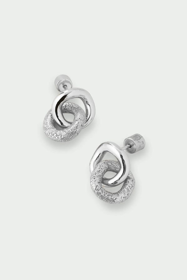 Bind Earrings - Silver