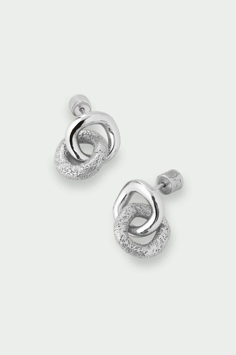 Bind Earrings - Silver