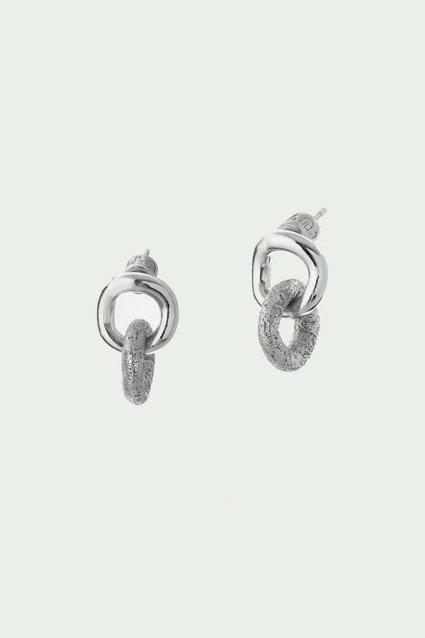 Bind Earrings - Silver