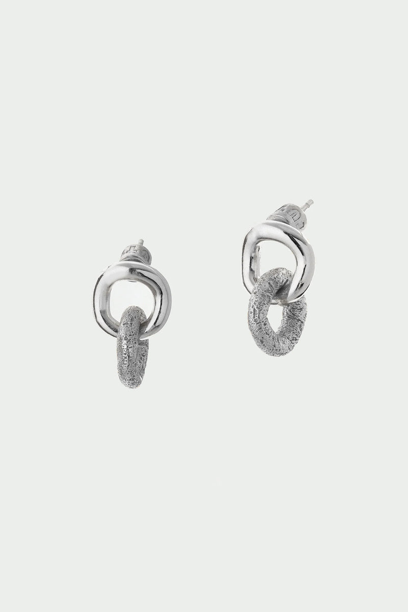 Bind Earrings - Silver