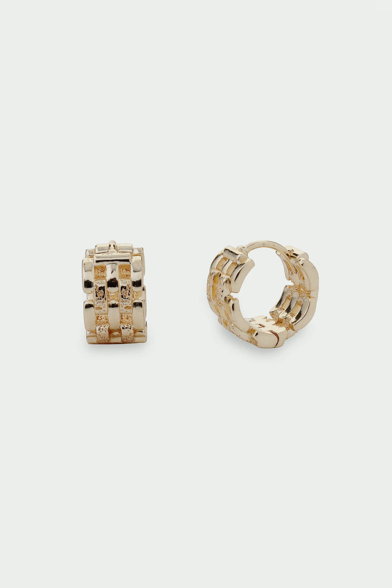 Linear Earrings - Gold