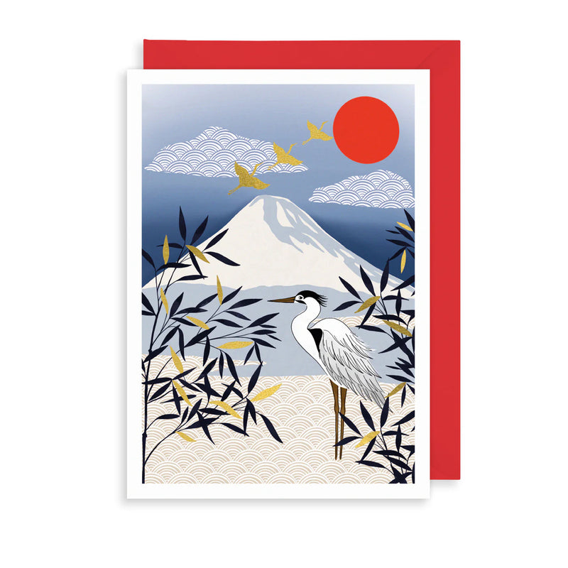 Mount Fuji Greetings Card