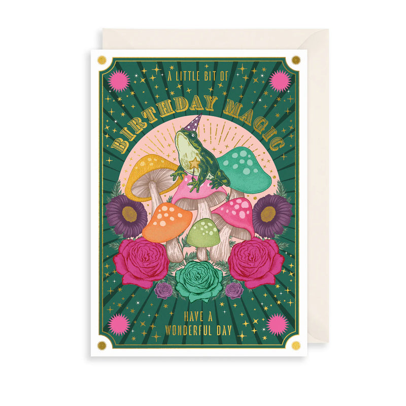 Birthday Magic Frog Card