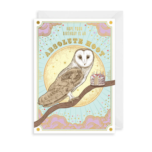 Absolute Hoot Birthday Card
