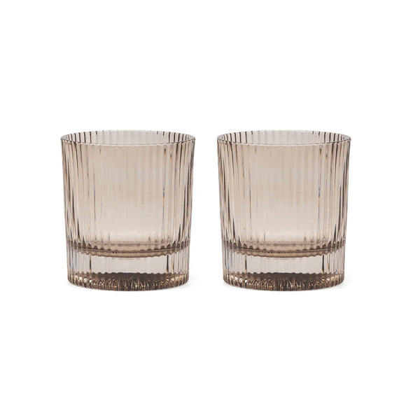 The Scout Lowball Glass - Set Of 2 Smoke