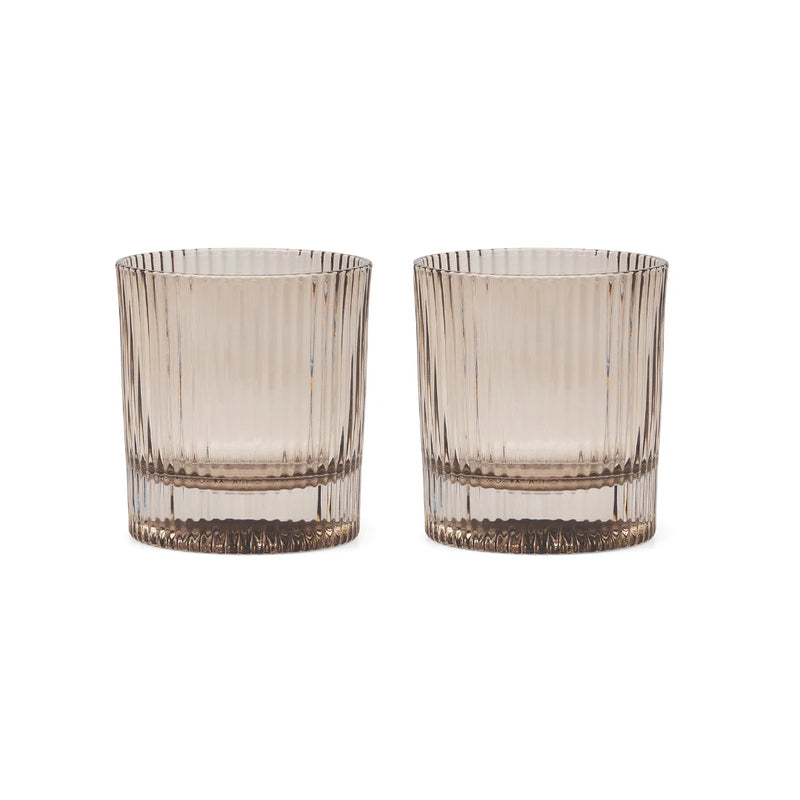 The Scout Lowball Glass - Set Of 2 Smoke