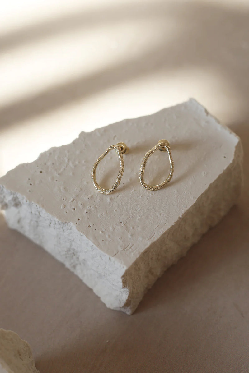 Seize Earrings Gold