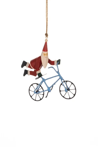 BMX Santa Decoration