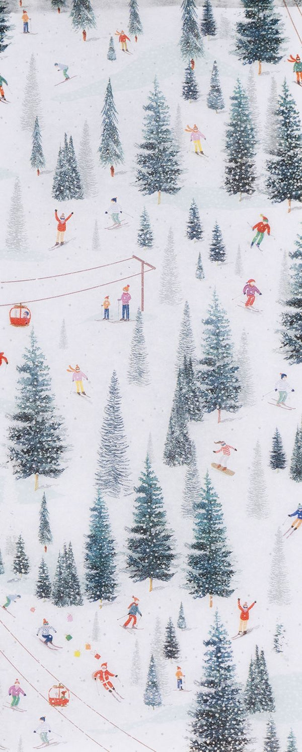 Christmas On The Piste Tissue Paper