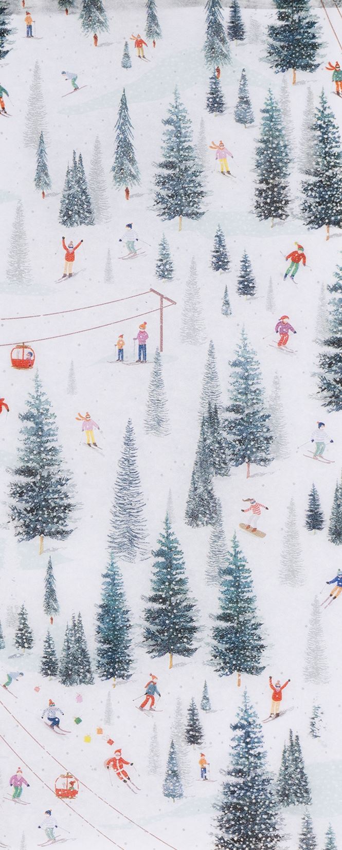 Christmas On The Piste Tissue Paper