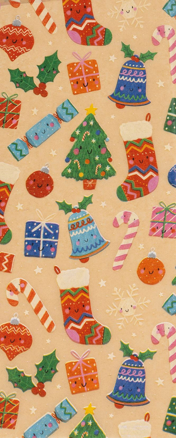 Kraft Whimsical Tissue Paper