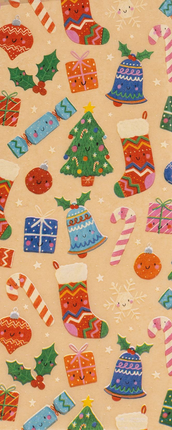 Kraft Whimsical Tissue Paper