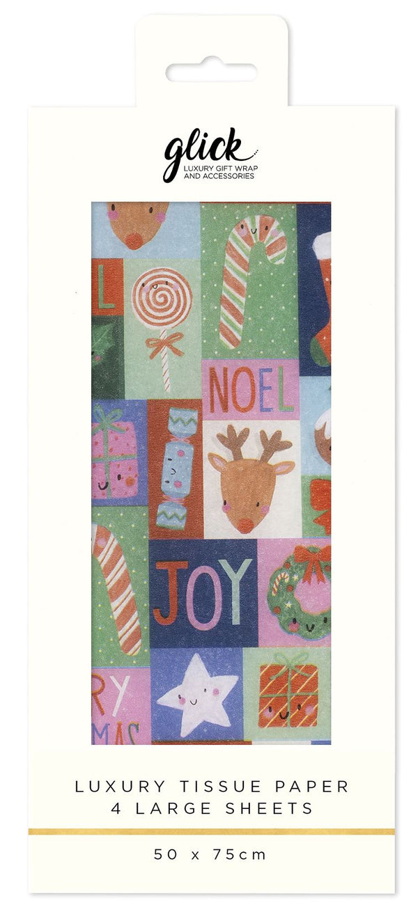 Christmas Puzzle Tissue Paper