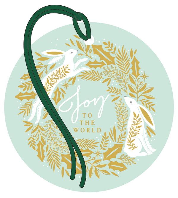 Glad Tidings Hare Gift Tags