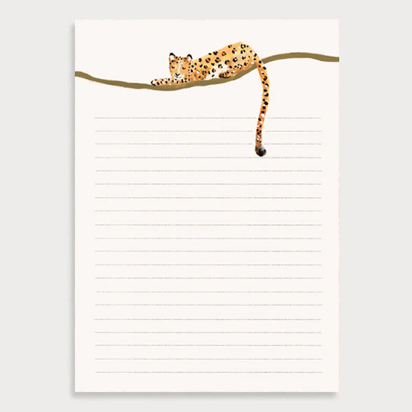 Leopard A5 Lined Notepad