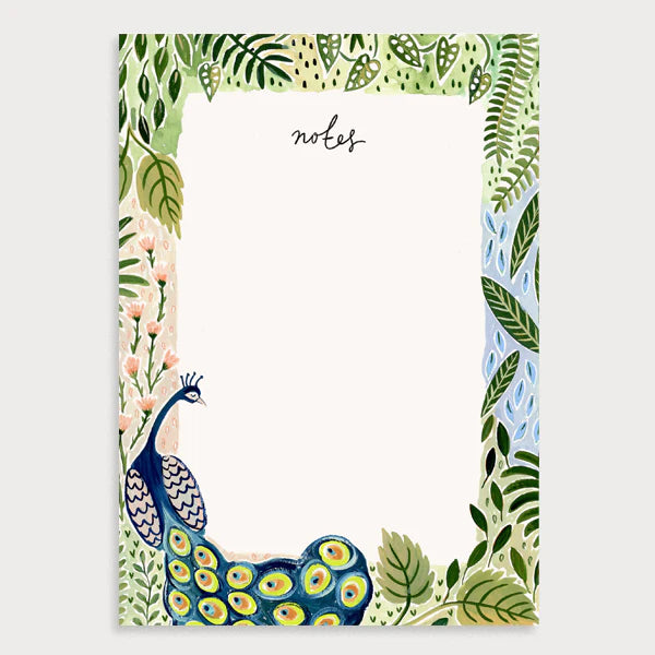 Peacock A5 Notepad