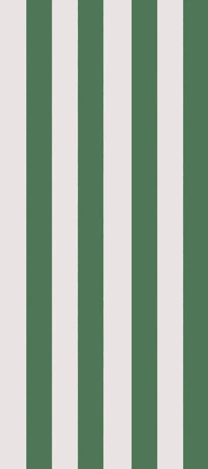 Green & Cream Stripe Tissue