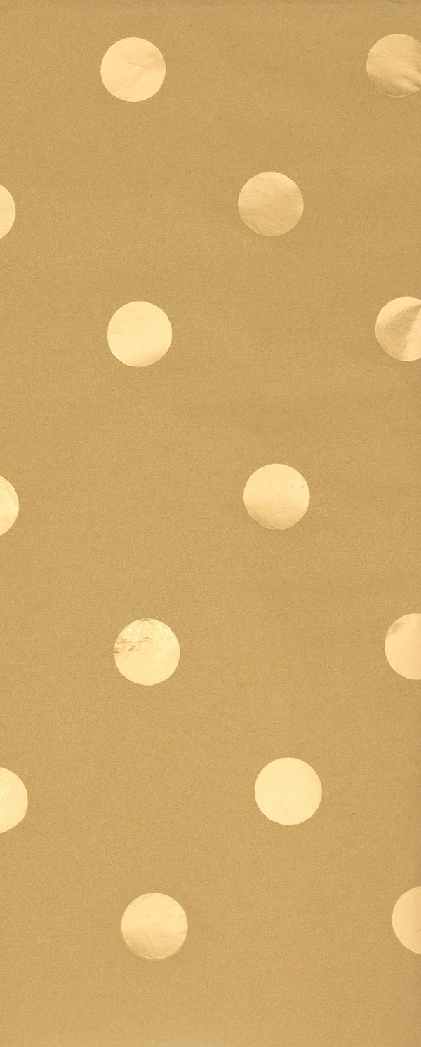 Foil Dots Gold Tissue Paper