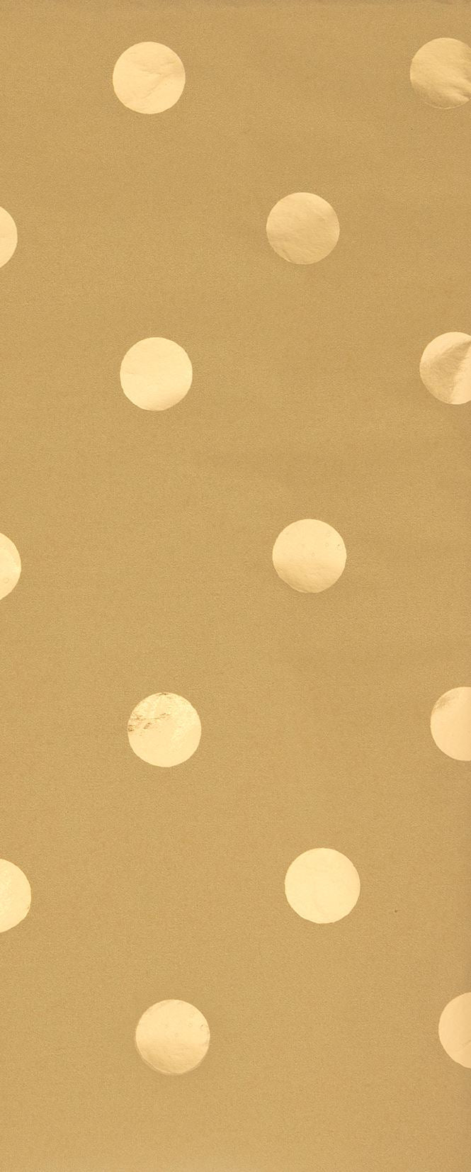 Foil Dots Gold Tissue Paper