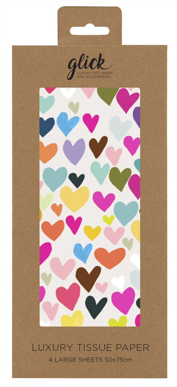 Heart Besotted Tissue Paper