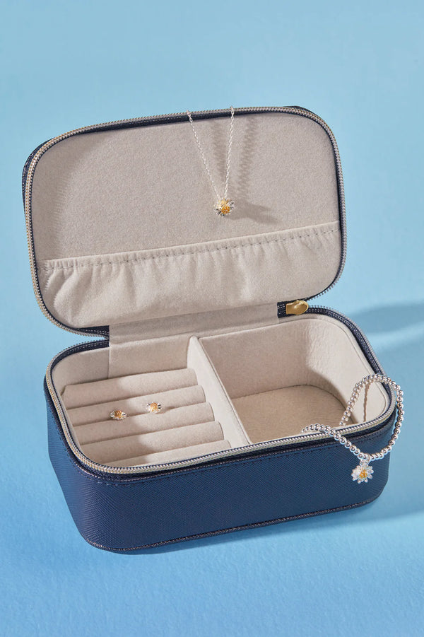 Mini Jewellery Box - Navy