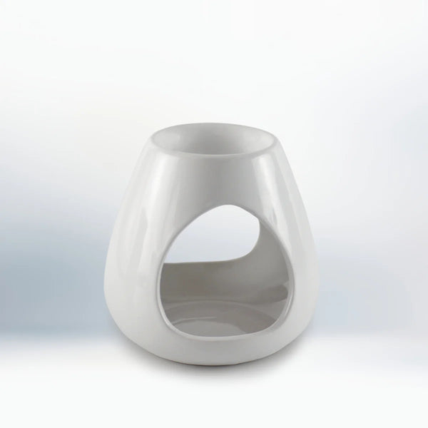 White Teardrop Wax Melt Burner