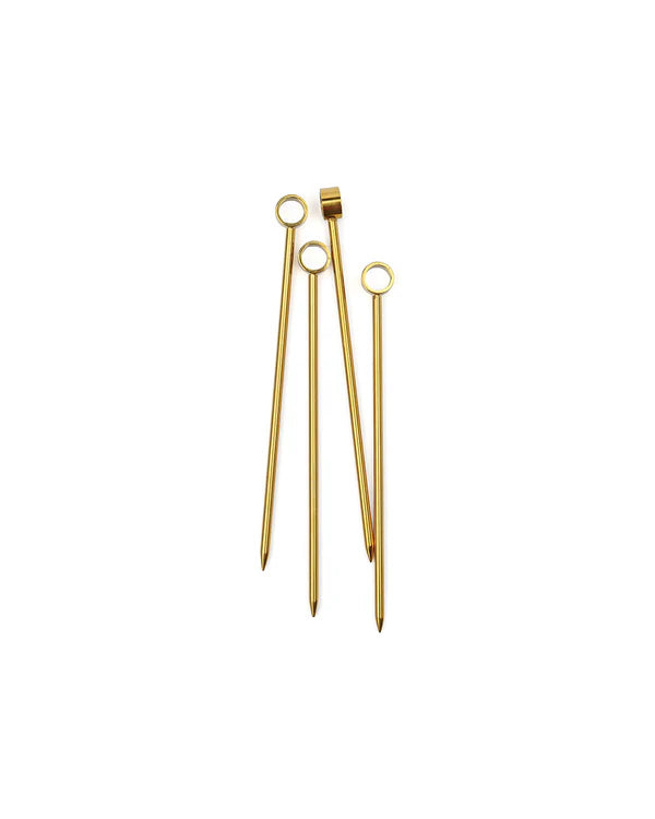 The Owen Gold Cocktail Picks - Set Of 4