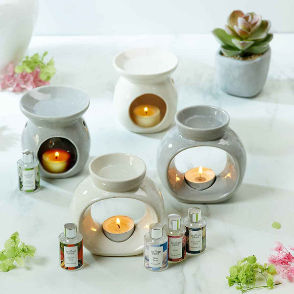 White Teardrop Wax Melt Burner