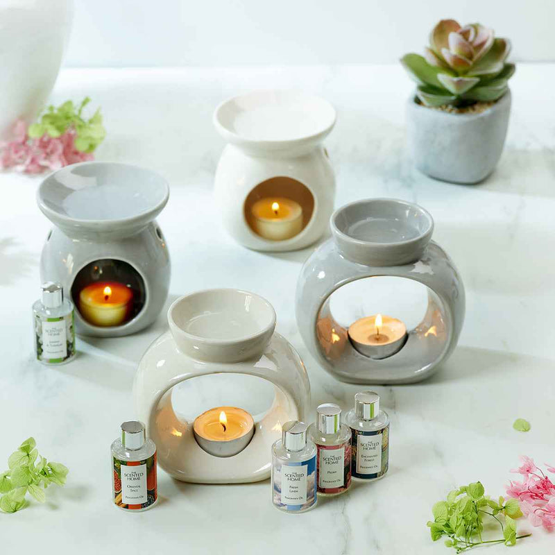 White Teardrop Wax Melt Burner