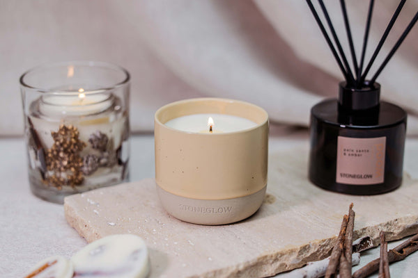 Elements - Wood - Palo Santo & Amber Ceramic Candle Tumbler