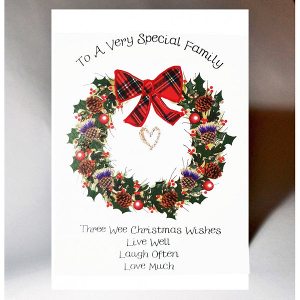 Christmas Wreath Card