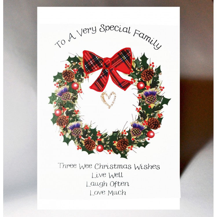 Christmas Wreath Card