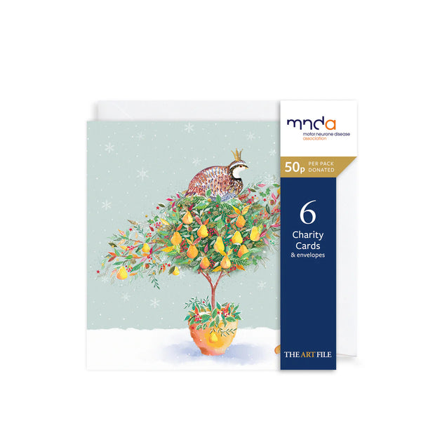 Partridge Gold Pear Tree Christmas Charity Christmas Cards