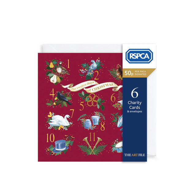 12 Days Of Christmas Charity Christmas Cards