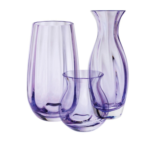 Artisan Dewdrop Iron Vase - Violet